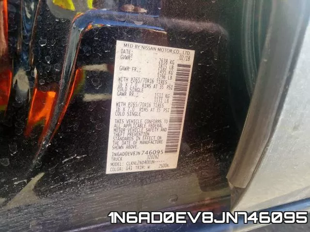 1N6AD0EV8JN746095 фото 2