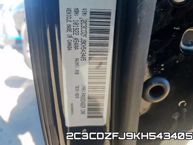 2C3CDZFJ9KH543405 фото 2