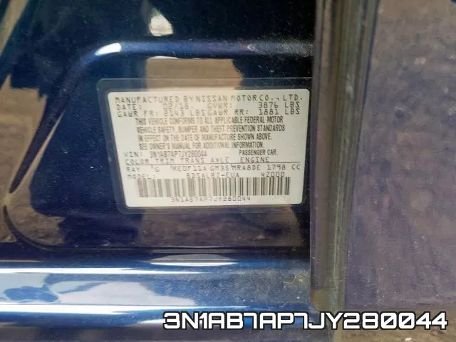 3N1AB7AP7JY280044 фото 2