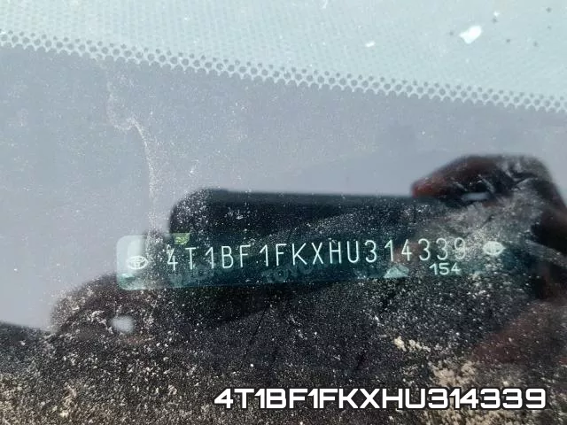 4T1BF1FKXHU314339 фото 2