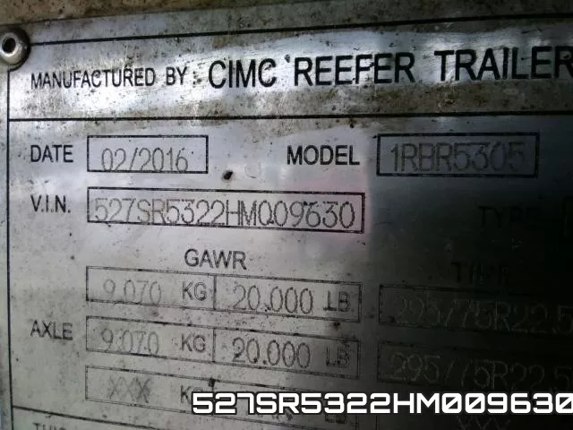 527SR5322HM009630 фото 2
