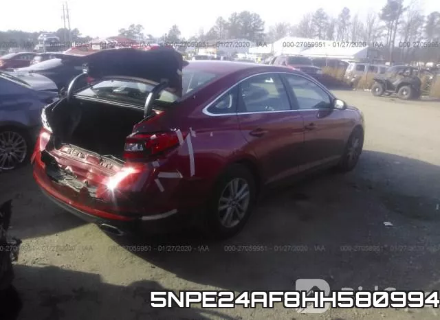 5NPE24AF8HH580994 фото 4