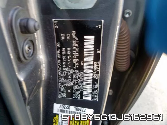 5TDBY5G13JS162961 фото 2