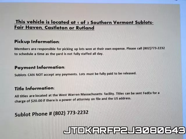 JTDKARFP2J3080643 фото 7