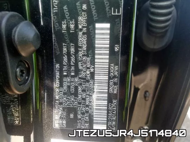 JTEZU5JR4J5174840 фото 2