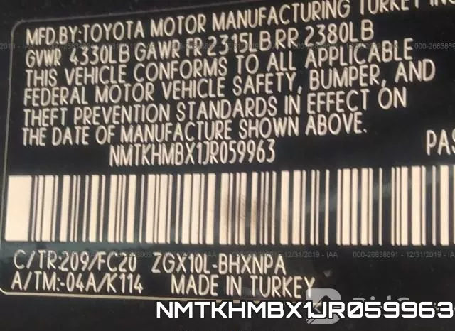 NMTKHMBX1JR059963 фото 6