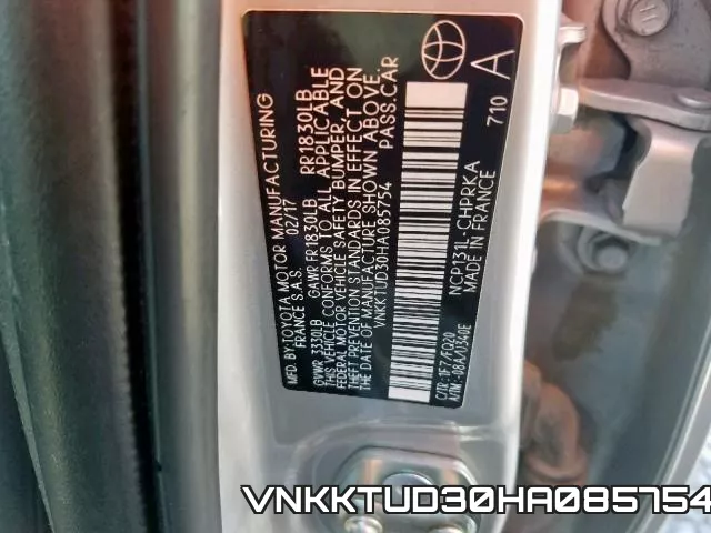 VNKKTUD30HA085754 фото 2
