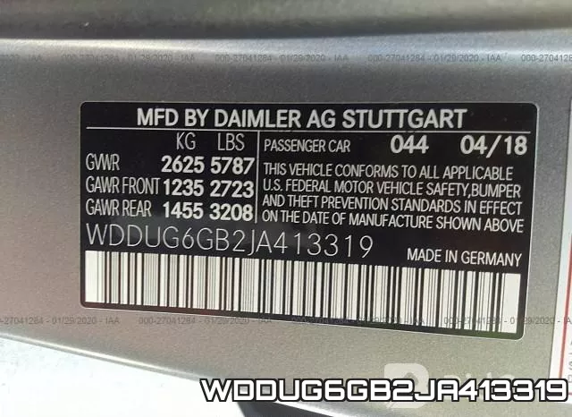 WDDUG6GB2JA413319 фото 8
