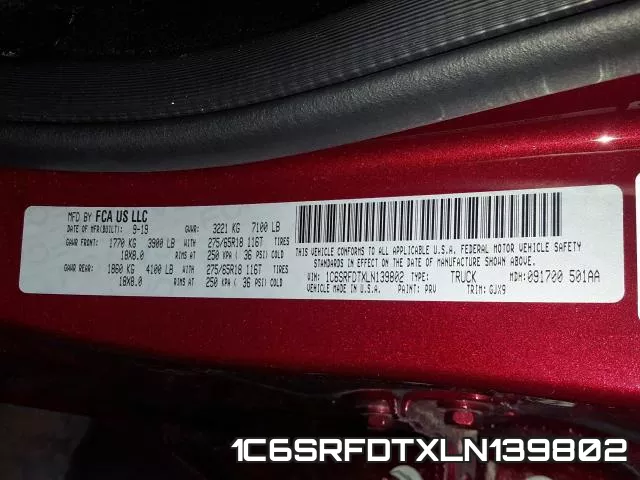 1C6SRFDTXLN139802 фото 2