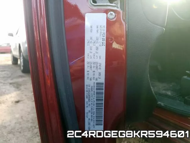 2C4RDGEG8KR594601 фото 2