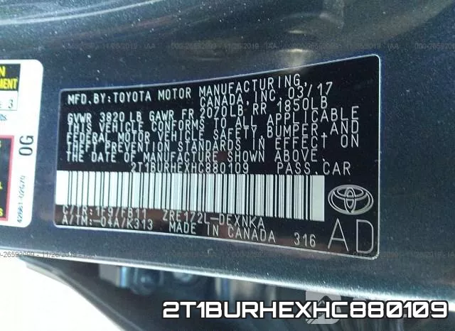 2T1BURHEXHC880109 фото 8