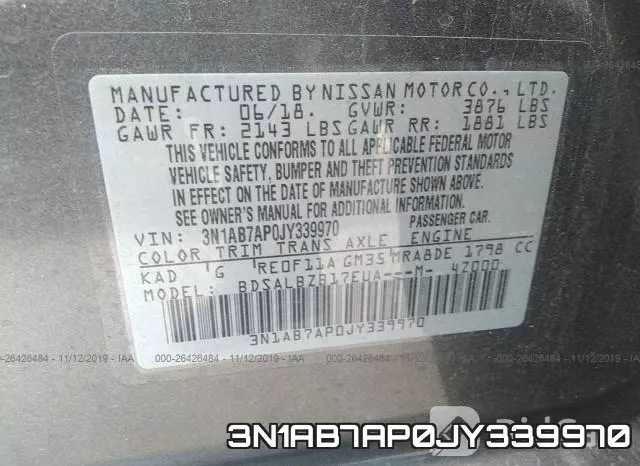 3N1AB7AP0JY339970 фото 9
