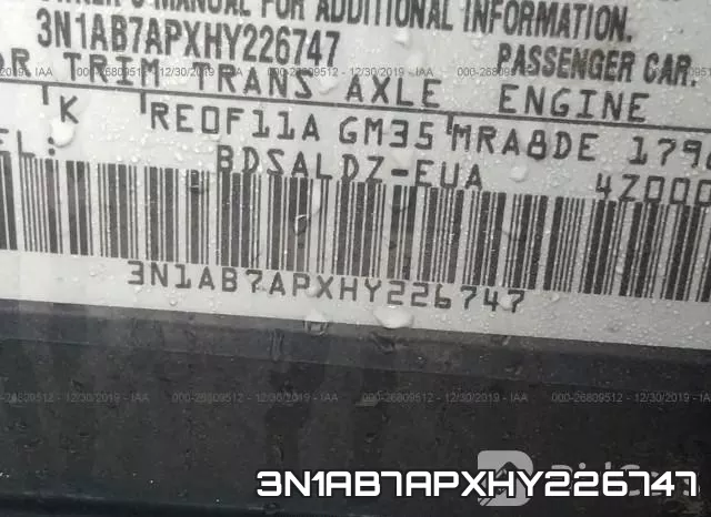 3N1AB7APXHY226747 фото 6
