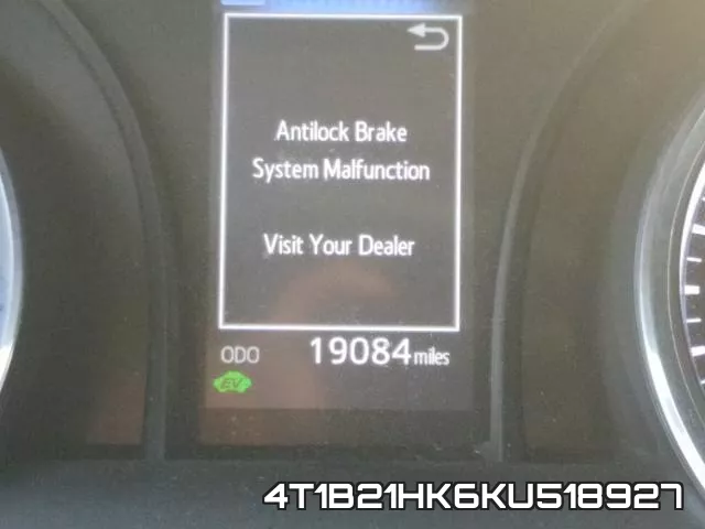 4T1B21HK6KU518927 фото 7