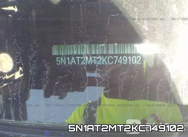 5N1AT2MT2KC749102 фото 6