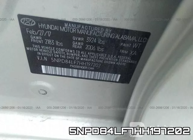 5NPD84LF7HH197202 фото 8