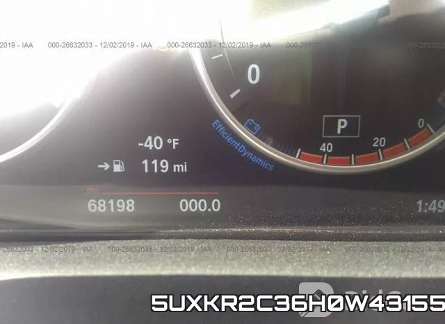 5UXKR2C36H0W43155 фото 7