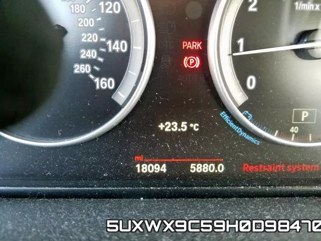 5UXWX9C59H0D98470 фото 7