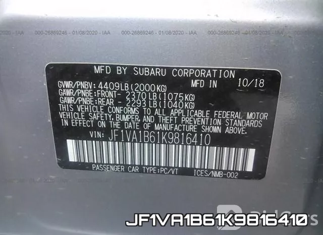 JF1VA1B61K9816410 фото 9
