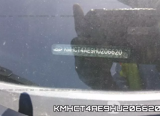 KMHCT4AE9HU206620 фото 8