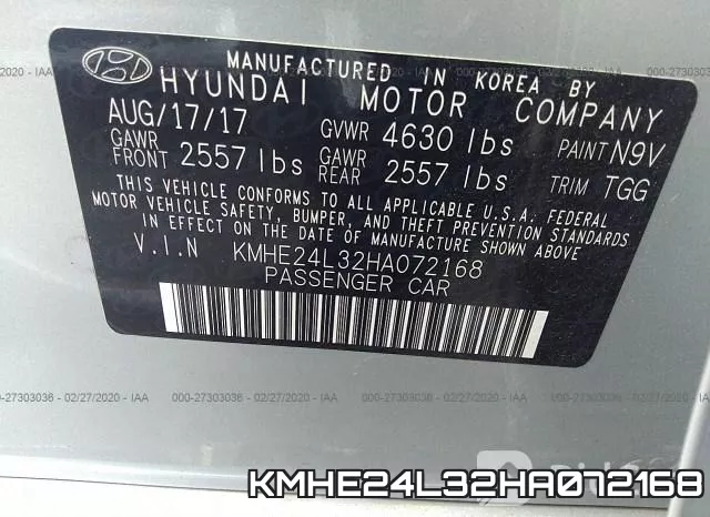 KMHE24L32HA072168 фото 6