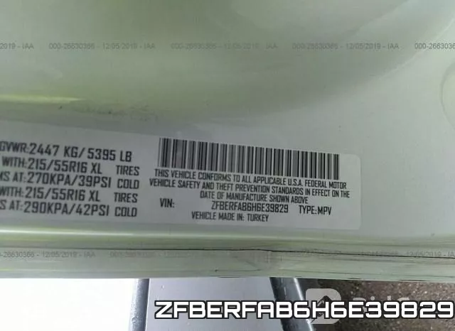 ZFBERFAB6H6E39829 фото 8