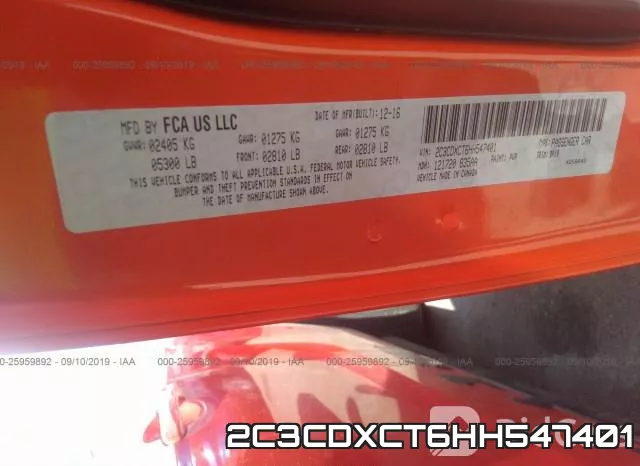 2C3CDXCT6HH547401 фото 7