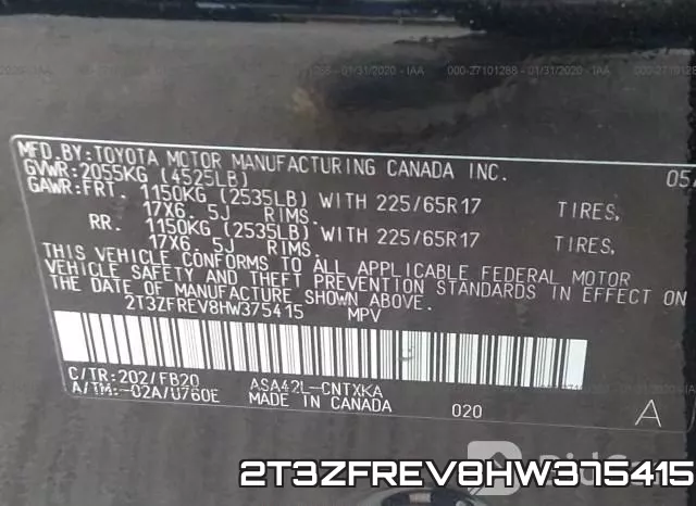 2T3ZFREV8HW375415 фото 7