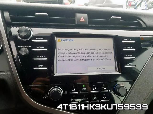 4T1B11HK3KU759539 фото 8