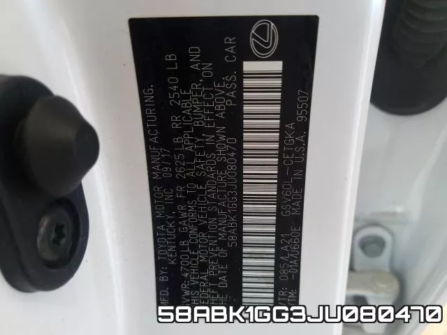 58ABK1GG3JU080470 фото 2