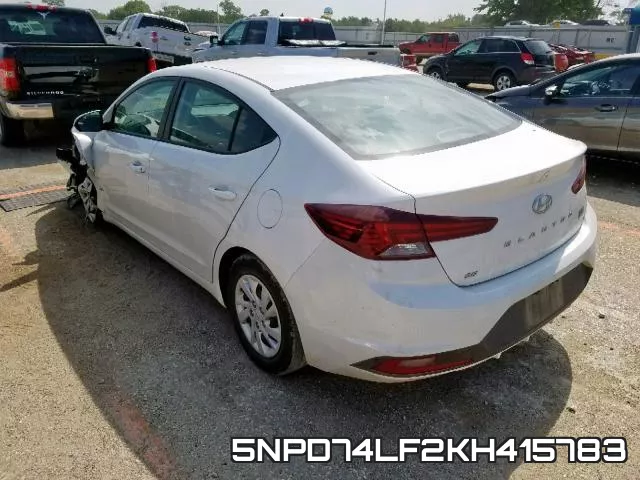 5NPD74LF2KH415783 фото 2