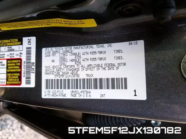 5TFEM5F12JX130782 фото 2