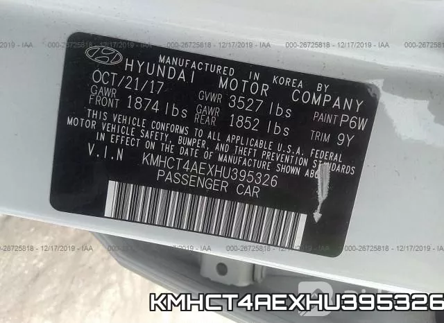KMHCT4AEXHU395326 фото 7