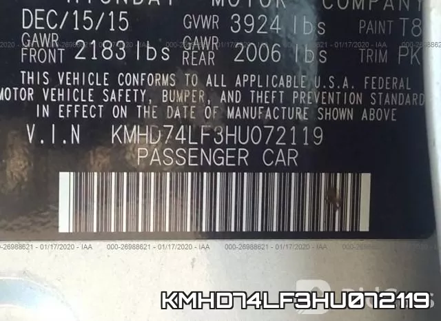 KMHD74LF3HU072119 фото 10