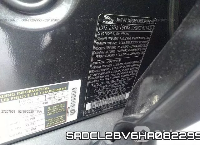 SADCL2BV6HA082299 фото 6