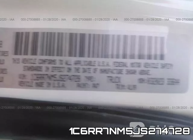 1C6RR7NM5JS274728 фото 7