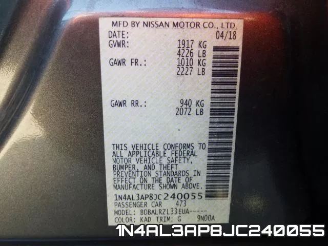 1N4AL3AP8JC240055 фото 2