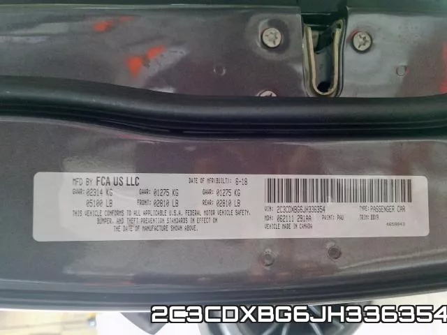 2C3CDXBG6JH336354 фото 2