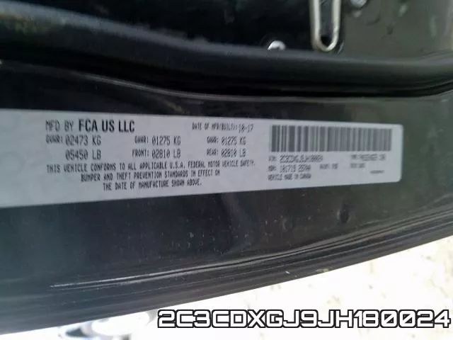 2C3CDXGJ9JH180024 фото 2