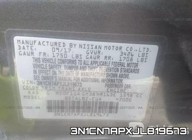 3N1CN7APXJL819673 фото 10