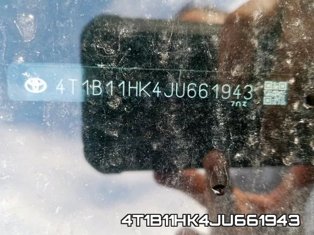 4T1B11HK4JU661943 фото 2