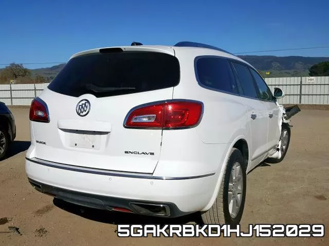 5GAKRBKD1HJ152029 фото 4