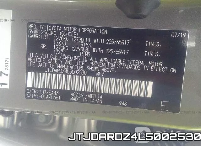 JTJDARDZ4L5002530 фото 9