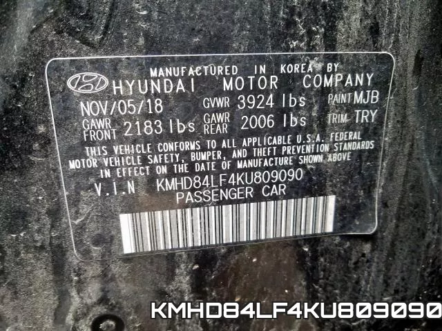 KMHD84LF4KU809090 фото 2