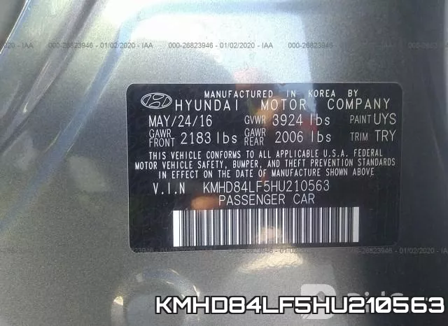 KMHD84LF5HU210563 фото 8