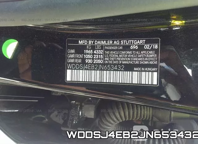 WDDSJ4EB2JN653432 фото 8
