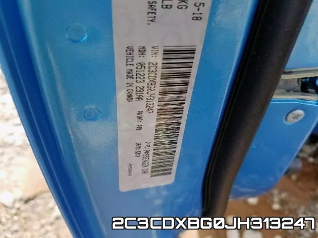 2C3CDXBG0JH313247 фото 2