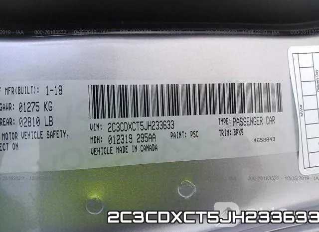 2C3CDXCT5JH233633 фото 7
