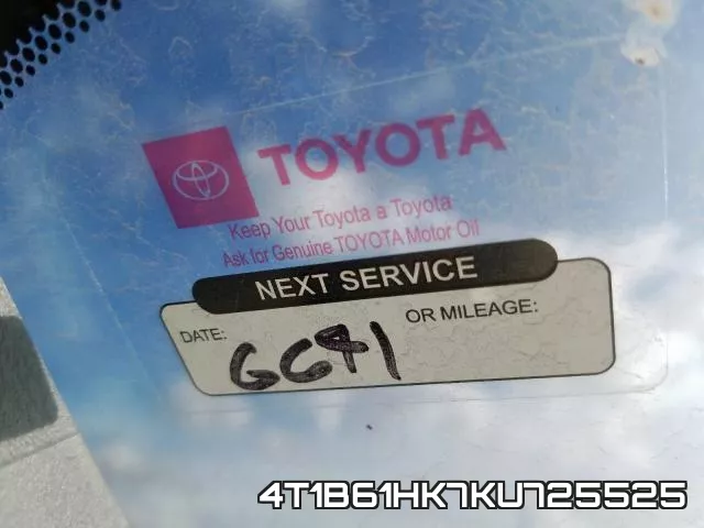 4T1B61HK7KU725525 фото 8
