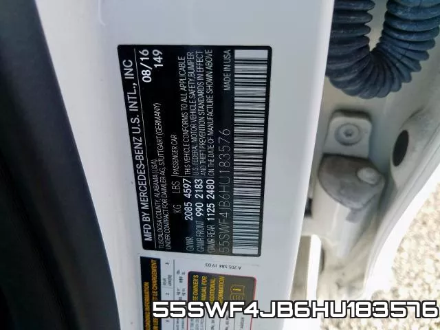 55SWF4JB6HU183576 фото 2